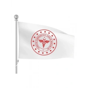 3E Grup - Kale 60x90 Sağlık Bakanlığı Flaması