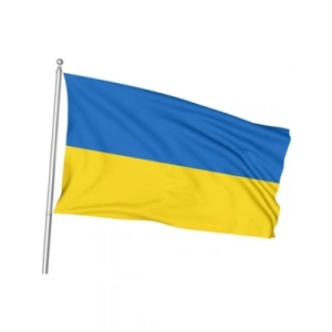 3E Grup - Kale 70x105 Raşel Yabancı Devlet Bayrağı Ukrayna
