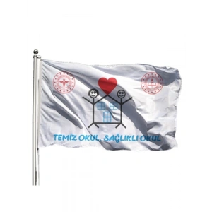3E Grup - Kale 70x105 Temiz Okul Bayrağı