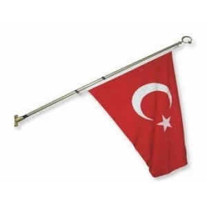 3E Grup - Kale Duvar Tipi Teleskopik Bayrak Direği 150cm