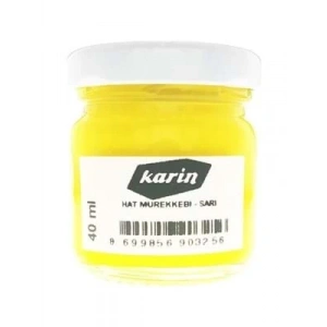 3E Grup - Karin 40 Ml Hat Mürekkebi Sarı