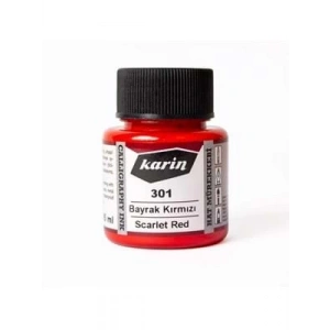 3E Grup - Karin 45 Ml Hat Mürekkebi Bayrak Kırmızı 301 6210301045