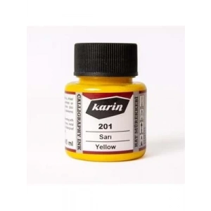 3E Grup - Karin 45 Ml Hat Mürekkebi Sarı 201 6210701045