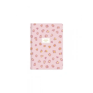3E Grup - Keskin Color 17x24 Sert Kapak Akademik Ajanda Pembe Leopar 600098-99 (2025-2026)