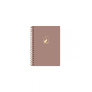 3E Grup - Keskin Color 17x24 Sert Kapak Spiralli Akademik Ajanda Mocha 600101-99 (2025-2026)