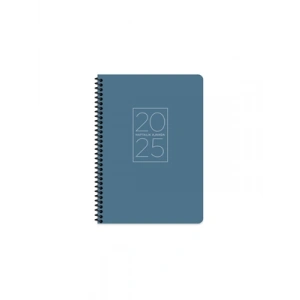 3E Grup - Keskin Color 17x24 Spiralli Haftalık Ajanda Mavi 600053-99 (2025)