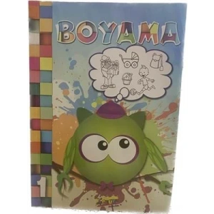 3E Grup - Keskin Color 20x28 Ciltli Boyama Kitabı Karışık