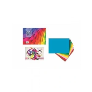 3E Grup - Keskin Color 35x50 Cm Fon Kartonlu Resim Defteri 10 Resim Kağıdı+10 Fon Kartonu 301520-99
