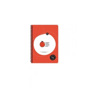 3E Grup - Keskin Color A5 Spiralli Akademik Ajanda Düşünüyorum Öyleyse Narım 600092-99 (2025-2026)