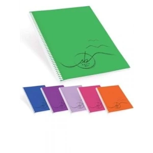 3E Grup - Keskin Color Basic A4 Pp Kapak Spiralli Defter Çizgili 60 Yp 329211
