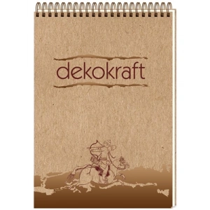 3E Grup - Keskin Color Dekokraft A5 Spiralli Bloknot Kareli 100 Yp