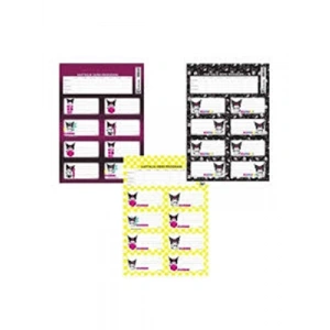 3E Grup - Keskin Color Kuromi Okul Etiketi Ders Programlı 3 Lü 220130-12