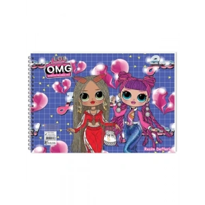 3E Grup - Keskin Color L.o.l. O.m.g. 35x25 Cm Spiralli Resim Defteri 15 Yp 44144-2