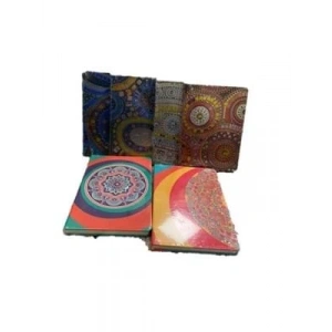 3E Grup - Keskin Color Pella Paper 12x17 Ciltli Defter Çizgili Ivory Kağıt 160 Yp Ornament147907-99