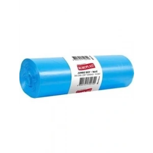 3E Grup - Koroplast 80x110 Cm Jumbo Boy Eko Endüstriyel Çöp Poşeti Mavi 10lu St01500479