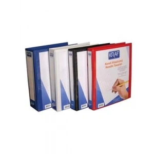 3E Grup - Kraf A4 7 Cm 2 Halka D Mekanizma Klasör Mavi 1072