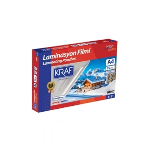 3E Grup - Kraf A4 75 Mic Laminasyon Filmi 100 Lü 2121