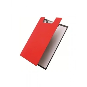 3E Grup - Kraf A4 Suni Deri Sekreterlik Kapaklı Kırmızı 1045