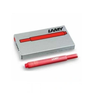3E Grup - Lamy Dolma Kalem Kartuşu Kırmızı 5 Li
