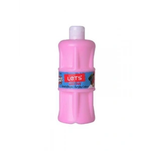 3E Grup - Lets Akrilik 500 Ml Boya Pembe L-5304