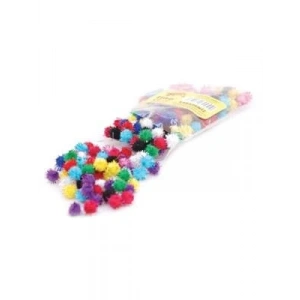 3E Grup - Lino 1 Cm Simli Ponpon 200 Lü Rbz-2055-1