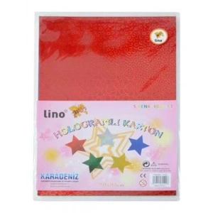3E Grup - Lino 23x33 Hologramlı Kağıt 10 Lu 2709j