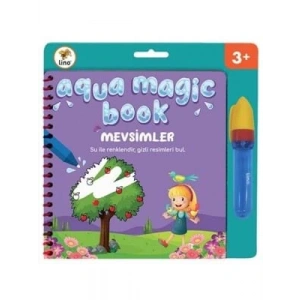 3E Grup - Lino Aqua Magic Book (sihirli Boyama Kitabı)-mevsimler Tfl-1005