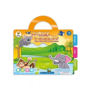 3E Grup - Lino Tekrar Tekrar Kullanılabilen Sticker Seti Animal Paradise Ls-302