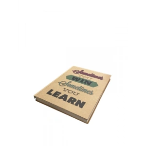 3E Grup - Lizy 20x28 Kraft Sert Kapak Defter Seperatörlü (2+2+1) Ivory Kağıt 144 Yp Kf510a