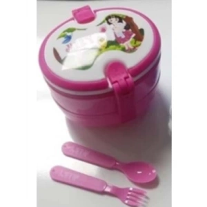 3E Grup - Logon Oval İki Katlı Beslenme Kutusu Me46043