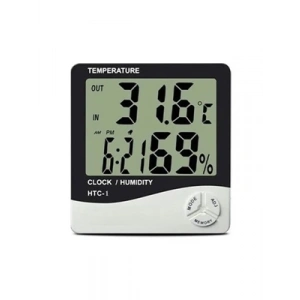 3E Grup - Lotus Bzd-483 Clock Dijital Nem ve Sıcaklık Ölçer