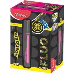 3E Grup - Maped Fluopeps Max Fosforlu Kalem Pembe 742936