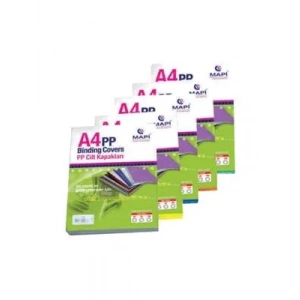 3E Grup - Mapi A4 350 Mic Cilt Kapağı Kırmızı 50 Li 204 24 03