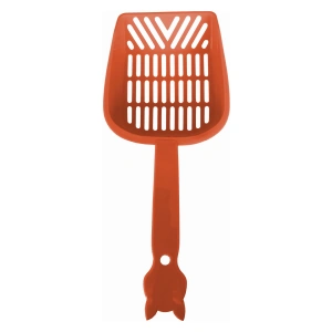 3E Grup - Markapet İnce Elekli Kedi Kumu Küreği Medium 10-25 cm Turuncu