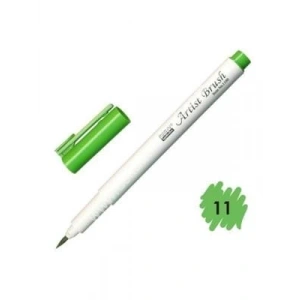 3E Grup - Marvy 1100 Su Bazlı Fırça Uçlu Marker Kalem 011 Lt.green