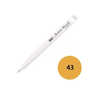 3E Grup - Marvy 1100 Su Bazlı Fırça Uçlu Marker Kalem 043 Brıllıant Yellow