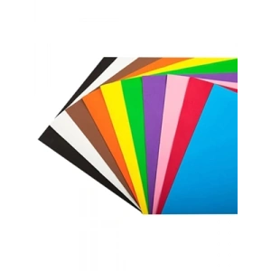 3E Grup - Mas A4 160 Gr Fon Kartonu 10lu Karışık Renk 1704