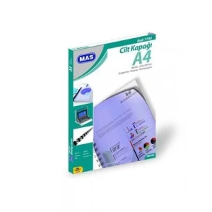 3E Grup - Mas A4 160mic Cilt Kapağı Kırmızı 100 Lü 7740