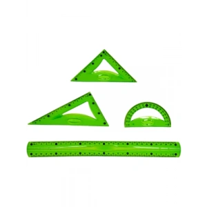 3E Grup - Mas Esnek Çizim Seti 4 Lü Yeşil 2235