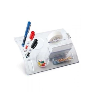 3E Grup - Mas Masa Üstü Tıdy Desk Organizer Şeffaf 808