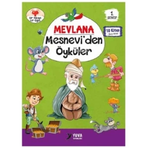 3E Grup - Mevlana Mesneviden Öyküler 1.sınıf 10 Kitap - Yuva Yayınları