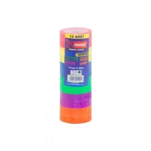 3E Grup - Mikro 11 Mmx20mt Renkli Bant 11-20r