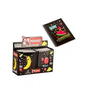 3E Grup - Mikro A6 60 Yaprak Çizgili Pp Kapak Not Defteri A6-60