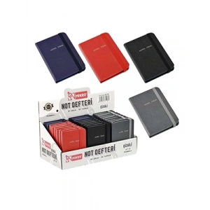 3E Grup - Mikro A7 Sert Kapak Not Defteri Çizgili 80 Yp A7-10