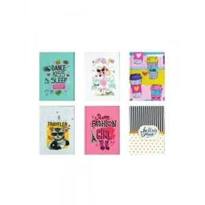 3E Grup - Mikro A7 Sert Kapak Spiralli Not Defteri Kareli 80 Yp A780s