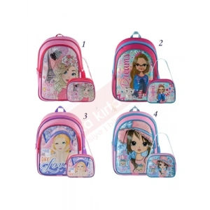 3E Grup - Mikro Okul Çantası + Beslenme Çantası Mb-714