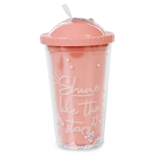 3E Grup - Mikro Pastel 450 Ml Korumalı Pipetli Bardak Matara Pm-2006