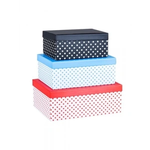 3E Grup - Mikro Polka Dot Dikdörtgen Hediye Kutusu No:1 Mbx-4194