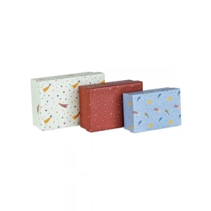 3E Grup - Mikro Retro Star Dikdörtgen Hediye Kutusu No:3 Mbx-4189