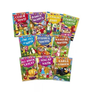 3E Grup - Mini Masallar 2 - 10 Kitap - Timaş Yayınları